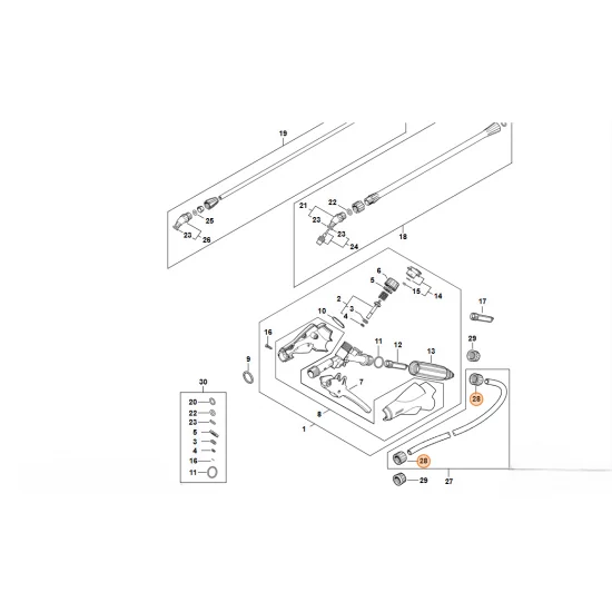 STIHL  Nakrętka kołpakowa 4255 708 3105